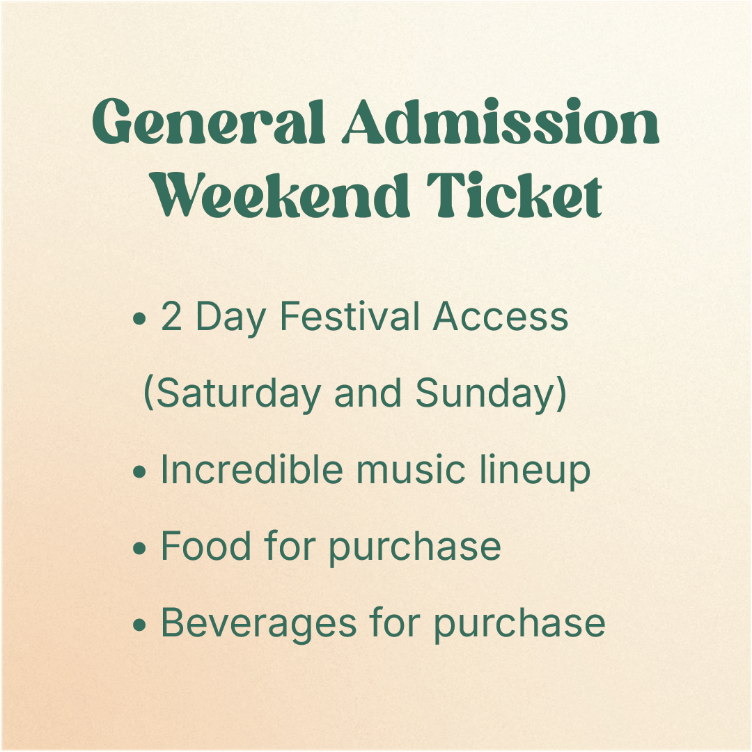 General Admission Weekend Pass